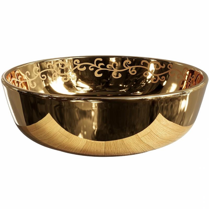 Раковина-чаша Laguraty 42 G0112 Золото